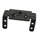 Black PTZ Servo Bracket, Robot Servo Mounting Bracket for Manipulator DIY Robot Mount 2.28x 1.46x 1 inch