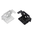 Black PTZ Servo Bracket, Robot Servo Mounting Bracket for Manipulator DIY Robot Mount 2.28x 1.46x 1 inch