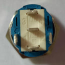 Metal Push Button 16mm Self-reset Push Button Switch 5A, 220V Car Switch, Silver Shell with Green LED