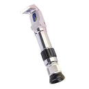Professional Hand held Sugar Level Test Meter Brix/Salt Refractometer Range 0-80%