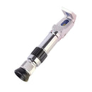 Professional Hand held Sugar Level Test Meter Brix/Salt Refractometer Range 0-80%