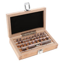 32pcs 1.00-50mm 1 Grade Micrometer Inspection Block Gauge Steel Blocks Set