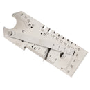 Stainless Steel Welding Tools, Universal Weld Measuring Gauge Multi Function Practical Mesure Tool for Welder Welding Gauge Weld Seam Gauge