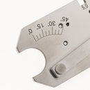 Stainless Steel Welding Tools, Universal Weld Measuring Gauge Multi Function Practical Mesure Tool for Welder Welding Gauge Weld Seam Gauge