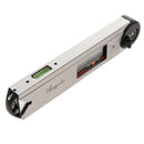 Electronic Digital Display Inclinometer Protractor Goniometer Angle Ruler Stainless Steel w/Accurate Measurement