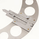 Crescent shape Welding Gauge Angle Height Test Ruler Welding Inspection Gage
