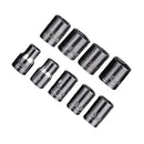 9 Pieces - Hand Drive Socket Set Tool for Reversible Ratchet Wrench