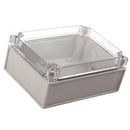 Waterproof Dustproof IP66 ABS Plastic Junction Box Universal Electric Project Enclosure Pale Gray 4.9 x 6.9 x 3 inch(125 x 175 x 75 mm)