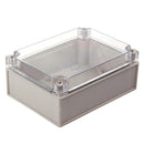 Waterproof Dustproof IP66 ABS Plastic Junction Box Universal Electric Project Enclosure Pale Gray 4.9 x 6.9 x 3 inch(125 x 175 x 75 mm)