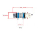Micro Diaphragm Pump Fresh Water Pump Food Grade 12V DC 80W Self Priming Sprayer Pump for Edible Fluids