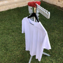 Foldable Clothes Drying Rack Household Collapsible Portable Indoor Tripod Clothes Drying Rack for Hanging Laundry | Silver