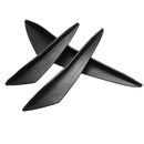 6pcs Universal Carbon Fiber Spoiler Front Bumper Fins Spoiler Canards Refit Car Spoiler Wing