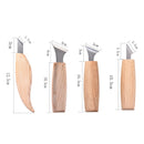 High Strength Wood Carving Cutter Chisels Polish Wax Sharpen Skin for Basic Wood
