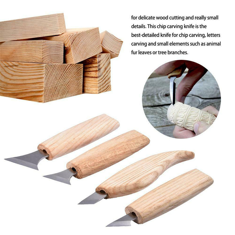High Strength Wood Carving Cutter Chisels Polish Wax Sharpen Skin for Basic Wood