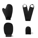 4 in 1 Self Tanning Mitt Kit Back Lotion Applicator Exfoliating Glove Mini Mit