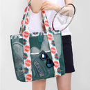 Honana HN-TB25 Travel Mesh Organizer Bag Fashion Large Beach Toiletry Storage Tote Bag