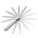 Metric Steel 13 Blade Feeler Gauge 0.05 to 1.0mm Spark Plug Measure Gap Tool Set