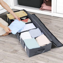 Large Capacity Under Bed Storage Bag with 5 Clear Window for Clothing Shoes Blankets Clothes Storage Bag