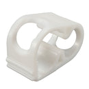 5pcs Plastic Pinch Clamp Siphon Hose Flow Control Valve Tube Clamp Medium White/Black 7.5 MM