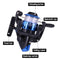 ZANLURE 13pcs/set 5.2:1 BB Fishing Rod Reel Combo