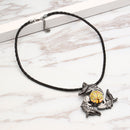 Unisex Fidget Spinner Dragon Necklace Pendant Necklace for Men Women