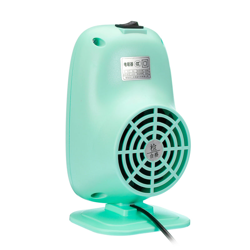 500W Mini Portable Electric Heater Hot Desktop Home Dormitory Office Warm Safe Heater 220V