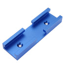 Drillpro Aluminum Alloy  T-slot T-track Connector Miter Track Jig Fixture Slot Connector 30x12.8mm For Table Saw Router Table Woodworking Tool