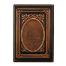 European Retro 3D Embossed PU Notebook Santa Claus King Alexander Little Girl Pattern A5 Notepad