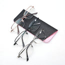 KCASA Progressive Multifocal Reading Glasses HD Comfortable Automatic Zoom Lens With Leather Case