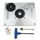 Aluminum Router Table Insert Plate 235mm x 300mm x 8mm For Wood Working Benches