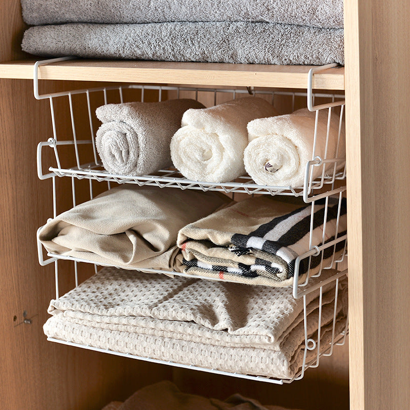 Multi-purpose Hanging Under Desk Shelf Bookshelf Storage Rack Cabinet Basket Household Home Office Kitchen Organizer