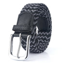 ENNIU S7E 125cm 3.4cm Elastic Canvas Waist Belt Adjustable Canvas Casual Belt Tactical Belt For Men Woman Students