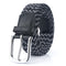 ENNIU S7E 125cm 3.4cm Elastic Canvas Waist Belt Adjustable Canvas Casual Belt Tactical Belt For Men Woman Students