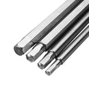 Broppe 4Pcs 150mm H3-H6 Hex Head Screwdriver Bit 1/4 Inch Hex Shank Magnetic Screwdriver Bits