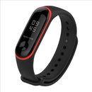Double Color Watch Band Silicone Strap Replacement for Xiaomi Miband 3