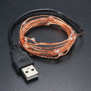 2M 20 LED USB Copper Wire LED String Fairy Light for Christmas Xmas Party Decor