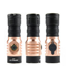 Astrolux S43S Copper 4LED 2100LM EDC Flashlight + Samsung INR18650-30Q 3000mah 20A 18650 Power Battery Flat Top Protected 18650 Battery Cell