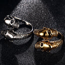 Open Skull Casting Men's Ring Jewelry
