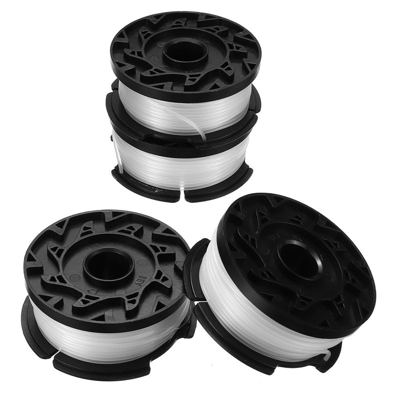 4pcs 30 Inch Trimmer Line With Replacement Spool Cap Cover / Spring For BLACK/DECKER String Trimmers