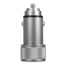 ZUOQI Metal Dual USB 5V 2.4A Quick Car Charger For iPhone 7S/6S/6S Plus/6 Plus/ Ipad