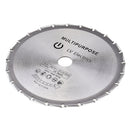 Drillpro Multi-Purpose 24 Teeth 1.8x210mm Saw Blade 25.4mm Bore Wood Cutting Blade Disc for Wood Soft Material Woodworking Tool