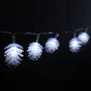 KCASA 2M 20 LED Pine Cone String Lights LED Fairy Lights for Festival Christmas Halloween