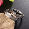 Sweet Couple Ring Silver Plated Simple Wedding Finger Ring