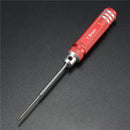 4PCS Stainless Steel 174mm Red Hex Screwdriver Repairing Hand Tool