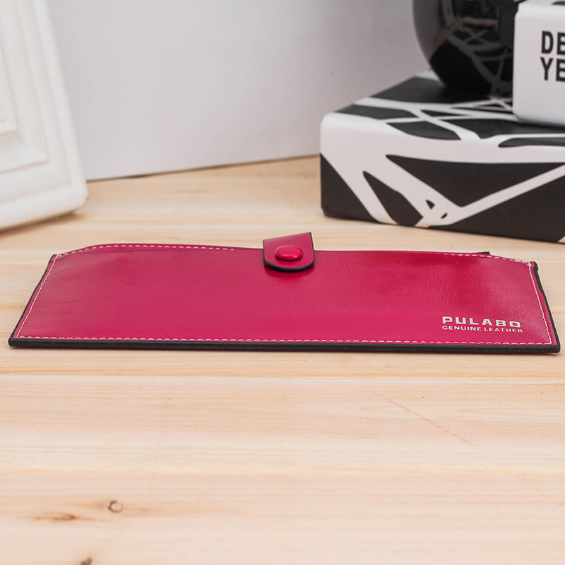 New Fashion Women High Quality PU Leather Long Wallet Zipper Handbag Card Holder Coin Purse