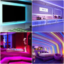 2x0.5M DC5V SMD5050 USB RGB Music Control LED Strip Light for TV Background KTV Hotel Bar