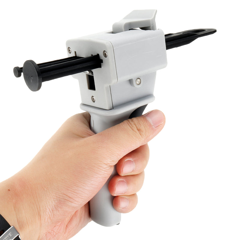 50ml/75ml AB Glue Applicator Dispenser Impression Mixing Dispensing Handle Spread Applicator Glue Nozzles Cartridge for 10:1 Glue Mixing Tube