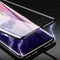 Bakeey Upgraded Version 360 Front+Back Double-sided Full Body 9H Tempered Glass Metal Magnetic Adsorption Flip Protective Case For OnePlus 7
