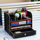 32.5x22.5x26cm 4 Layers Pencil Pen Holder Storage Box Rack Desk Stationery Density Plate Desktop Organizer