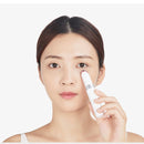 WllSkins LCD Display Color Light Eyes Massager Wand USB Eye Beauty Massage Stick Heated Black Gallstone Magnetic Vibration Eye Care for Anti-Aging Wrinkle Relieving Dark Circles Fatigue Puffiness